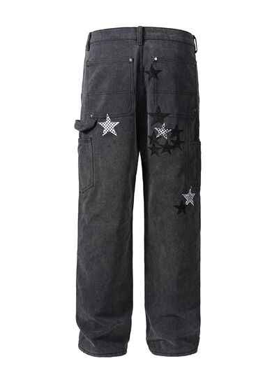 Men's Pocketed Star Jeans