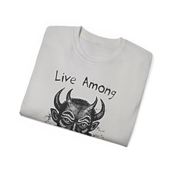 Live Among Demons - Unisex Cotton Tee (Front)