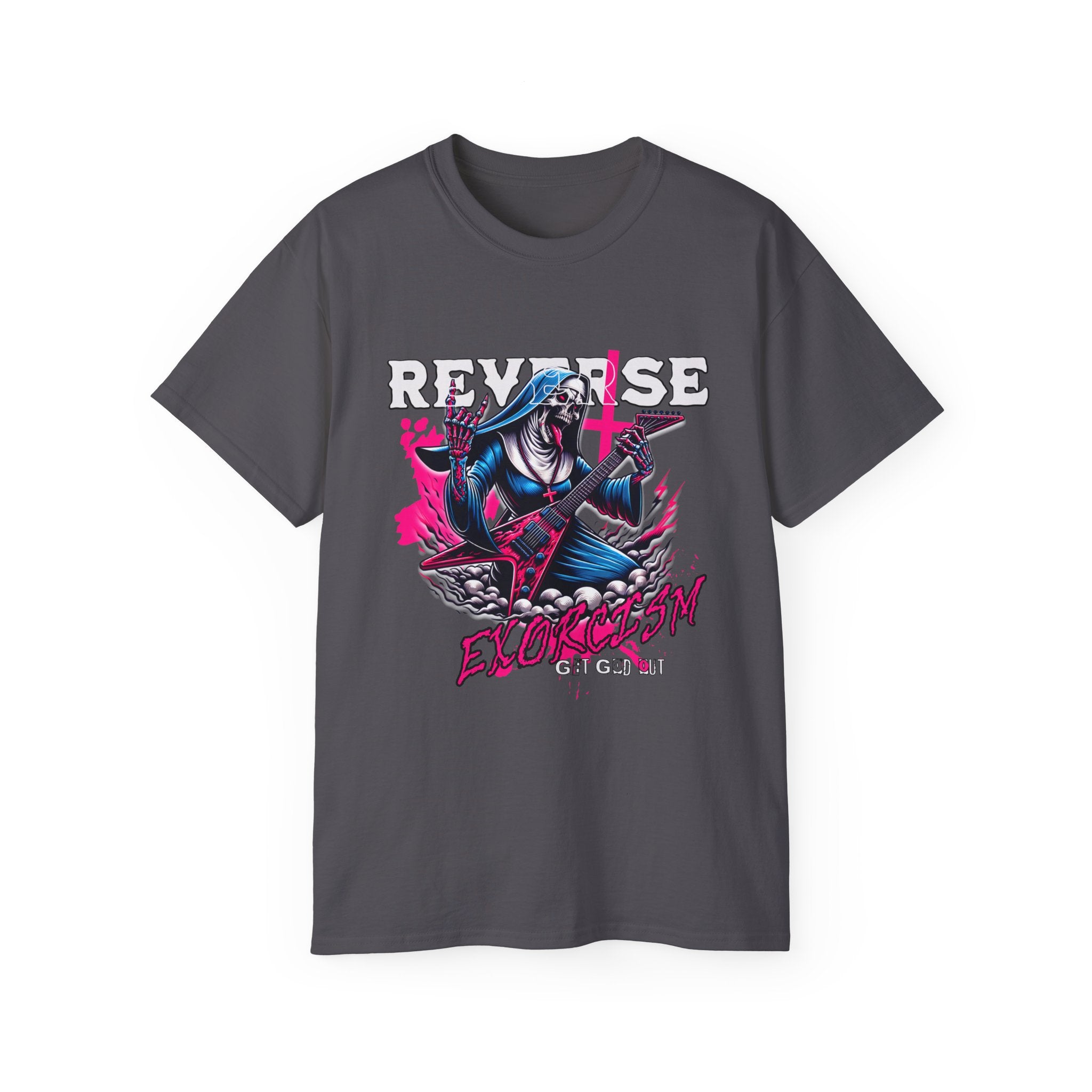 Reverse Exorcism - Unisex Cotton Tee (Front)