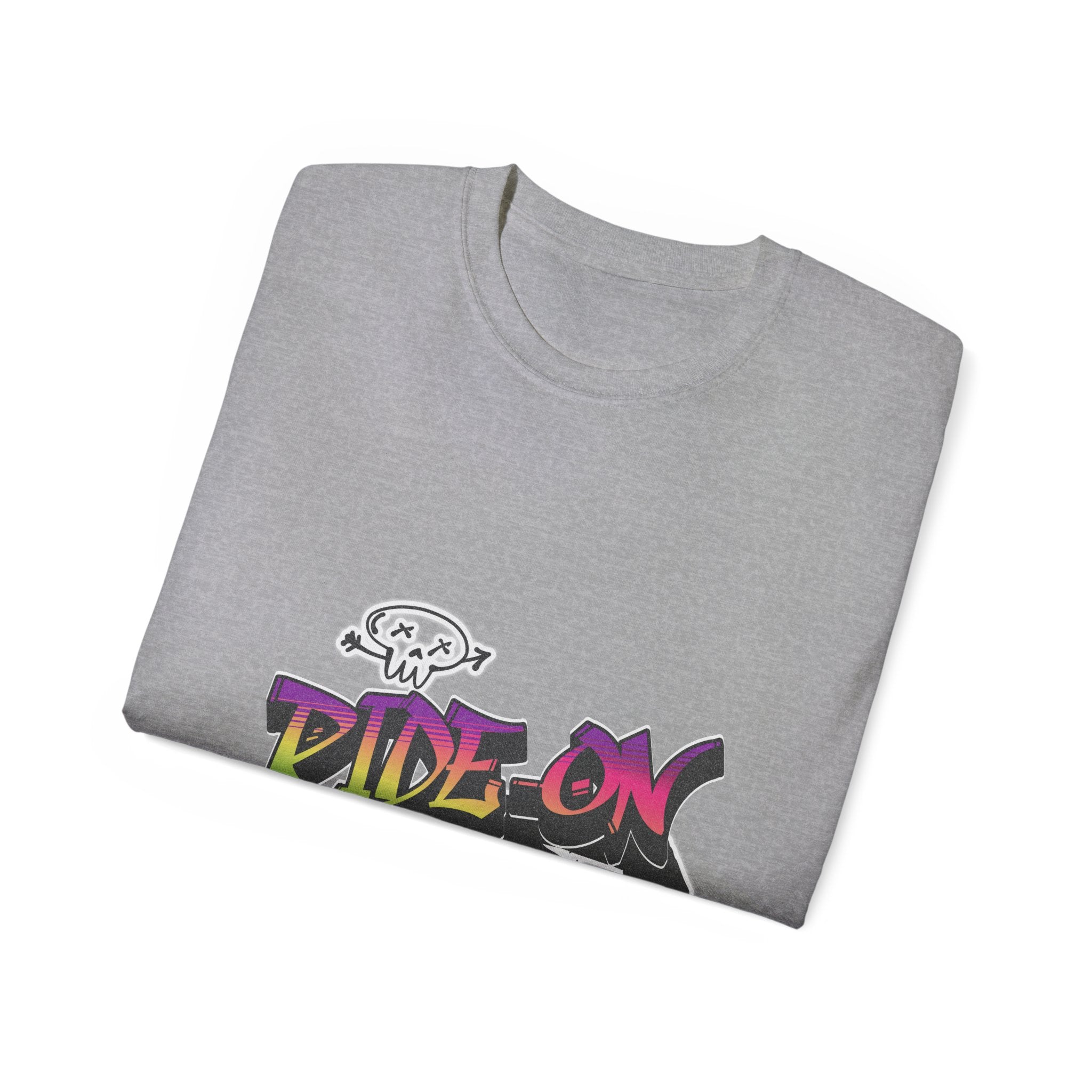 Ride-On - Unisex Cotton Tee (Front)