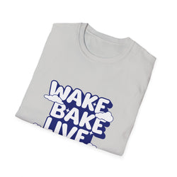 Wake Bake Live Repeat - Unisex T-Shirt (Front)