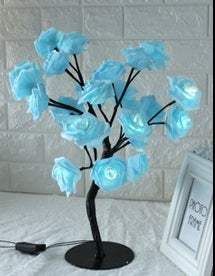 LED Rose Tree Table Lamp - Prime Zone