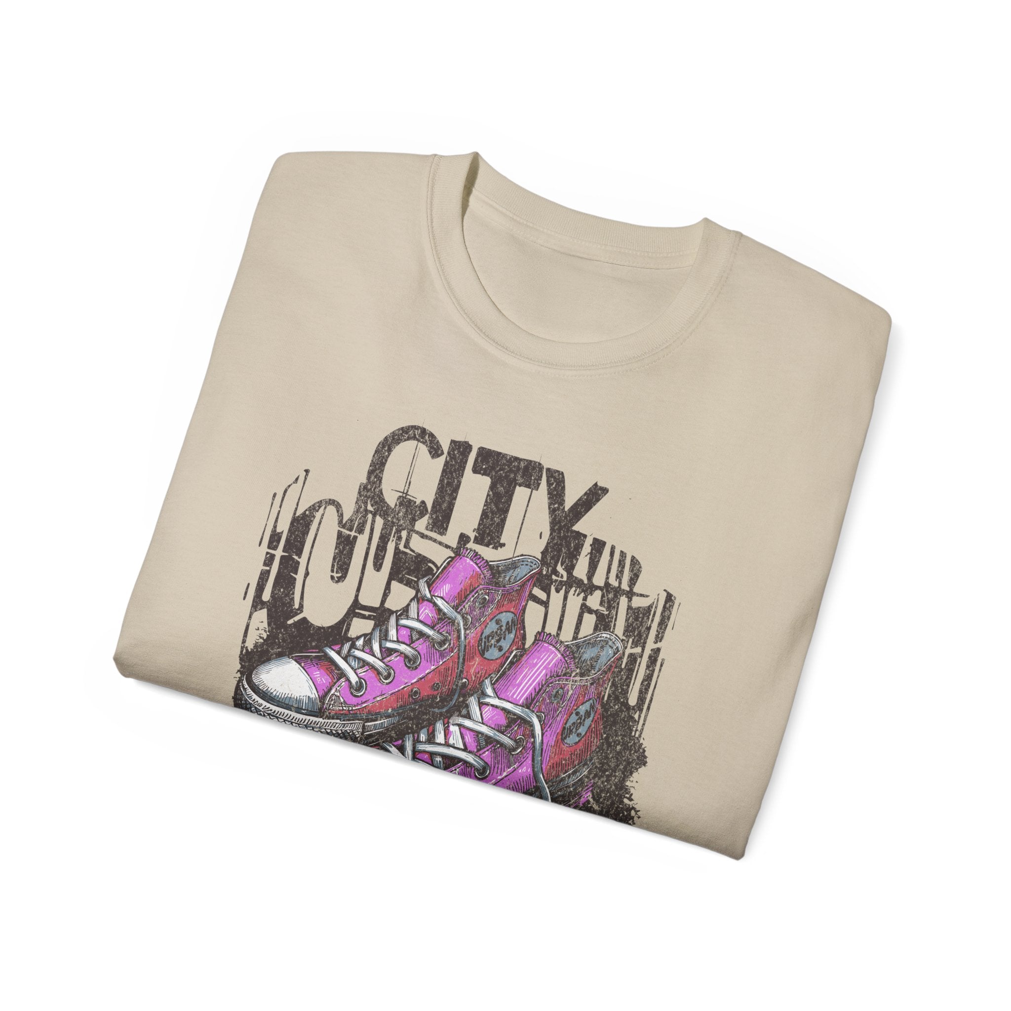 City Streets - Unisex Cotton Tee (Front)