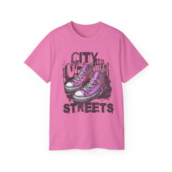 City Streets - Unisex Cotton Tee (Front)