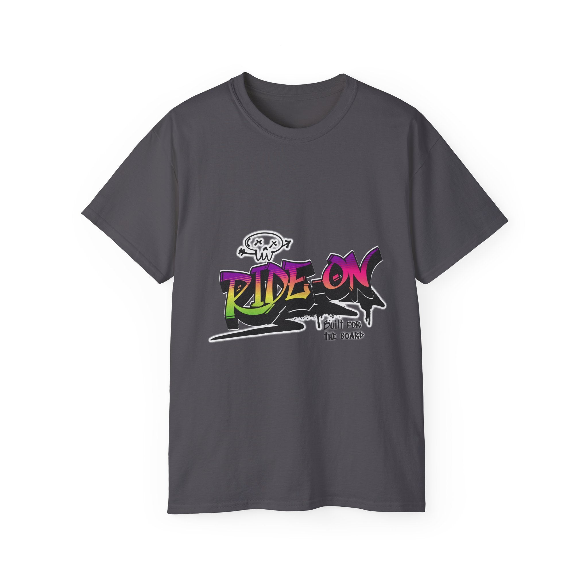 Ride-On - Unisex Cotton Tee (Front)