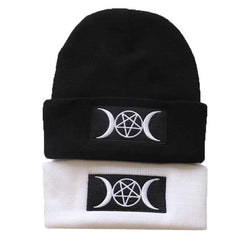 Pentagram & Moons Beanie