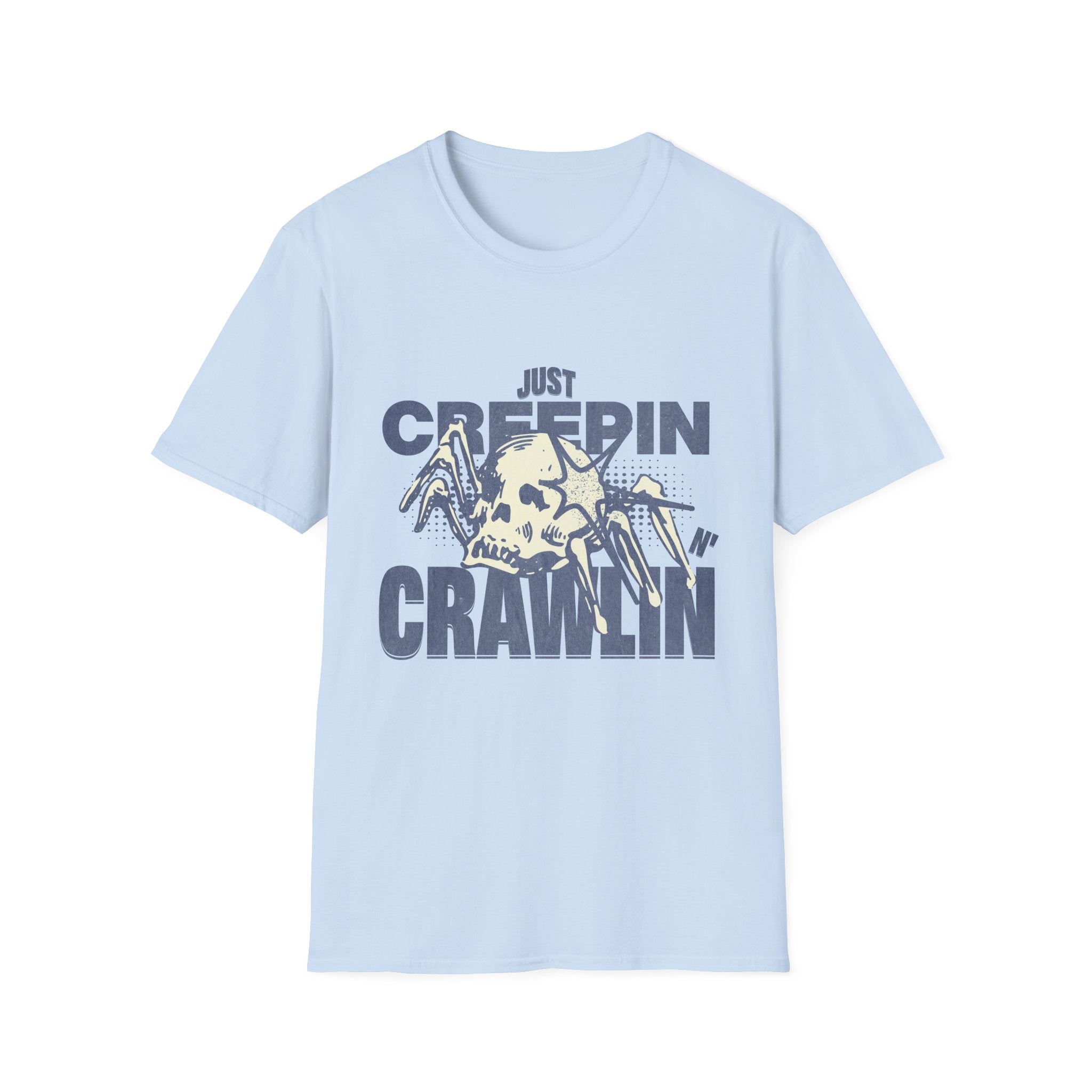 Just Creepin N Crawlin - Unisex Softstyle T-Shirt (Front)