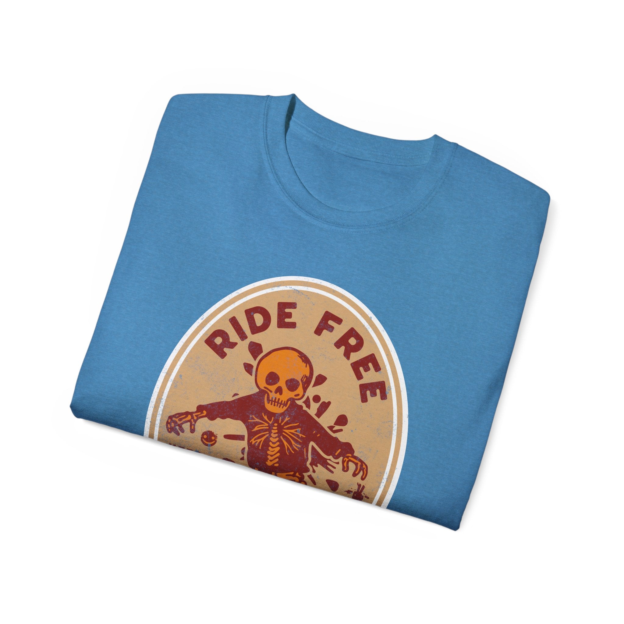 Ride Free - Unisex Cotton Tee (Front)