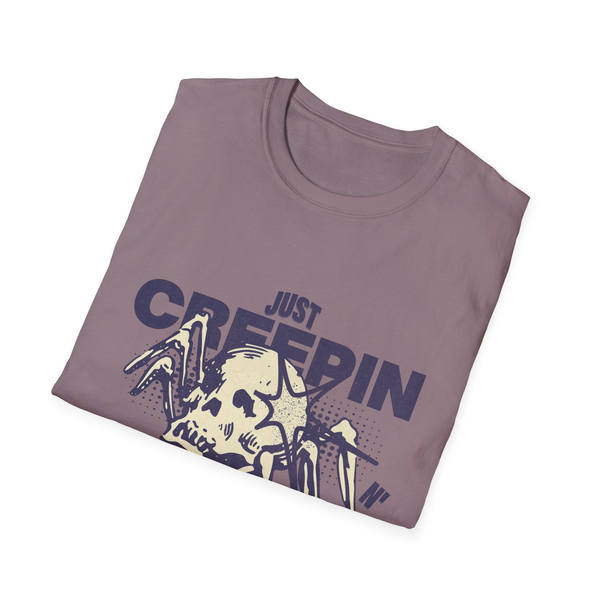 Just Creepin N Crawlin - Unisex Softstyle T-Shirt (Front)