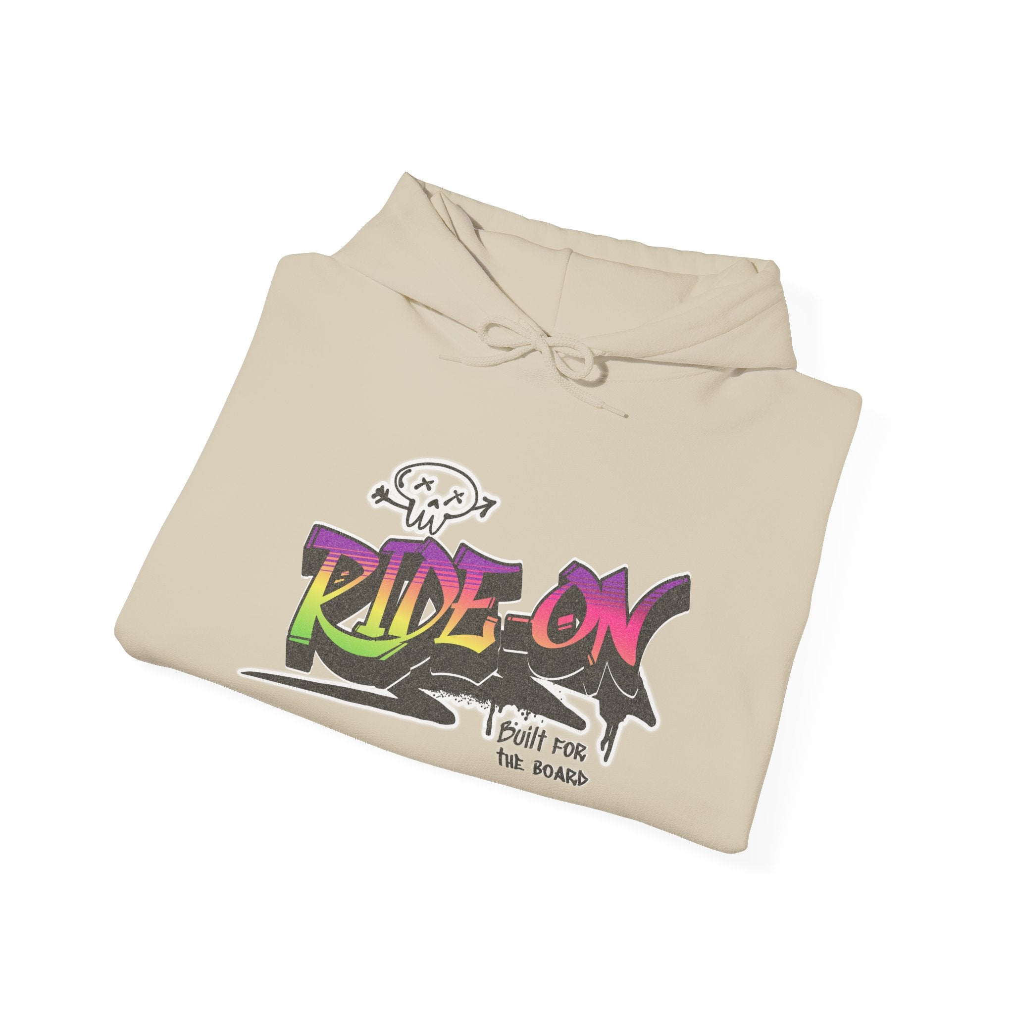 Ride-On - Unisex Heavy Blend™ Hooded Sweatshirt (Front)