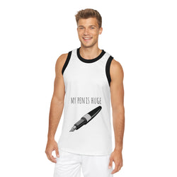 MY PEN IS HUGE - Unisex Basketball Jersey