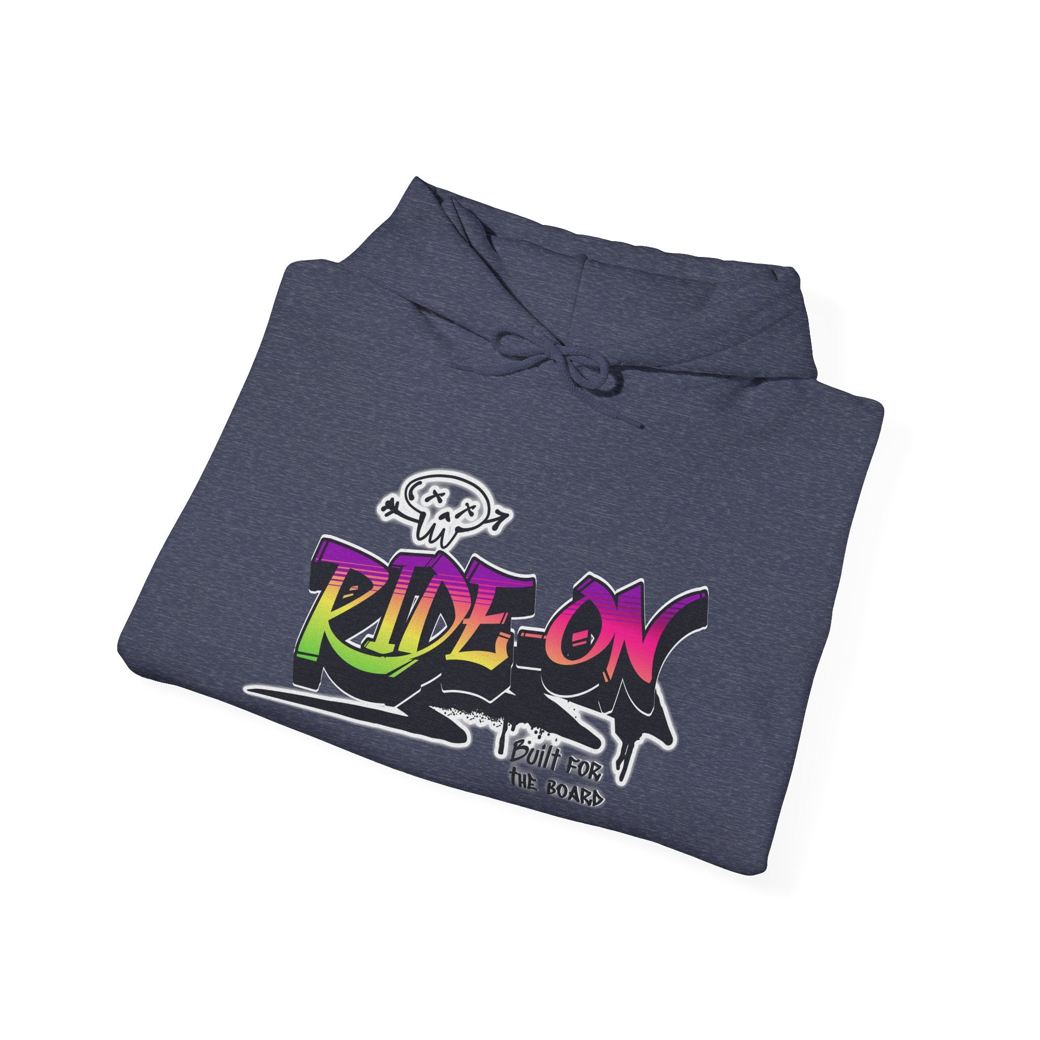 Ride-On - Unisex Heavy Blend™ Hooded Sweatshirt (Front)