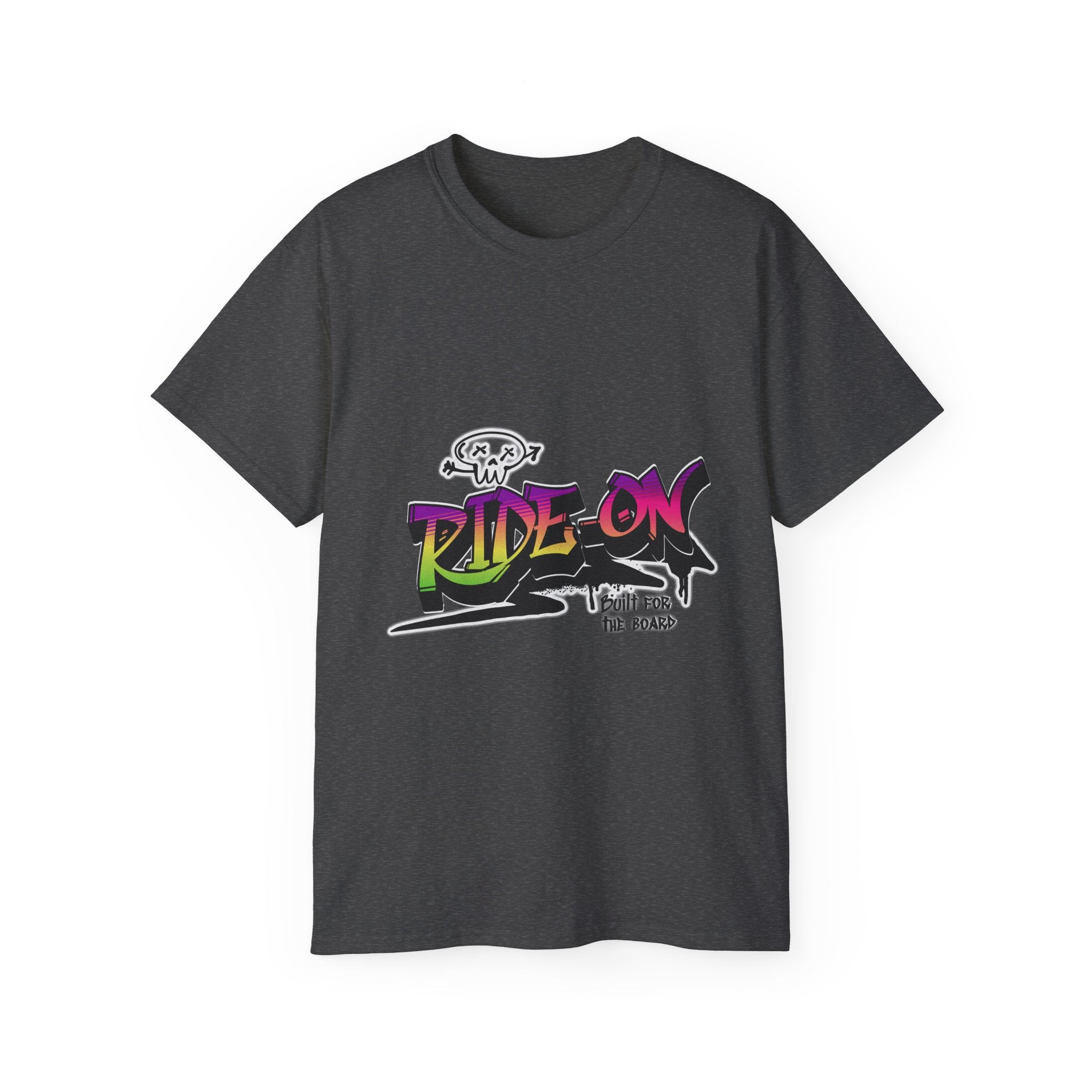 Ride-On - Unisex Cotton Tee (Front)