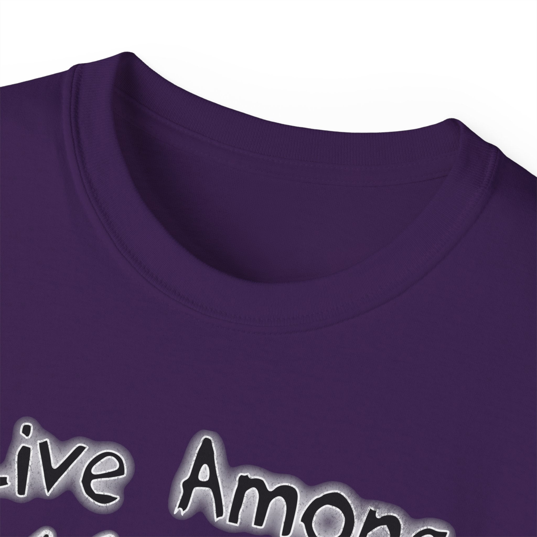 Live Among Demons - Unisex Cotton Tee (Front)