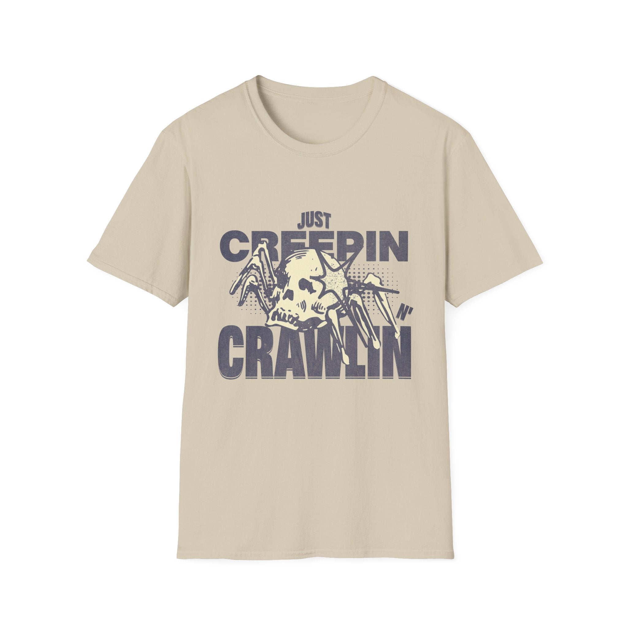 Just Creepin N Crawlin - Unisex Softstyle T-Shirt (Front)