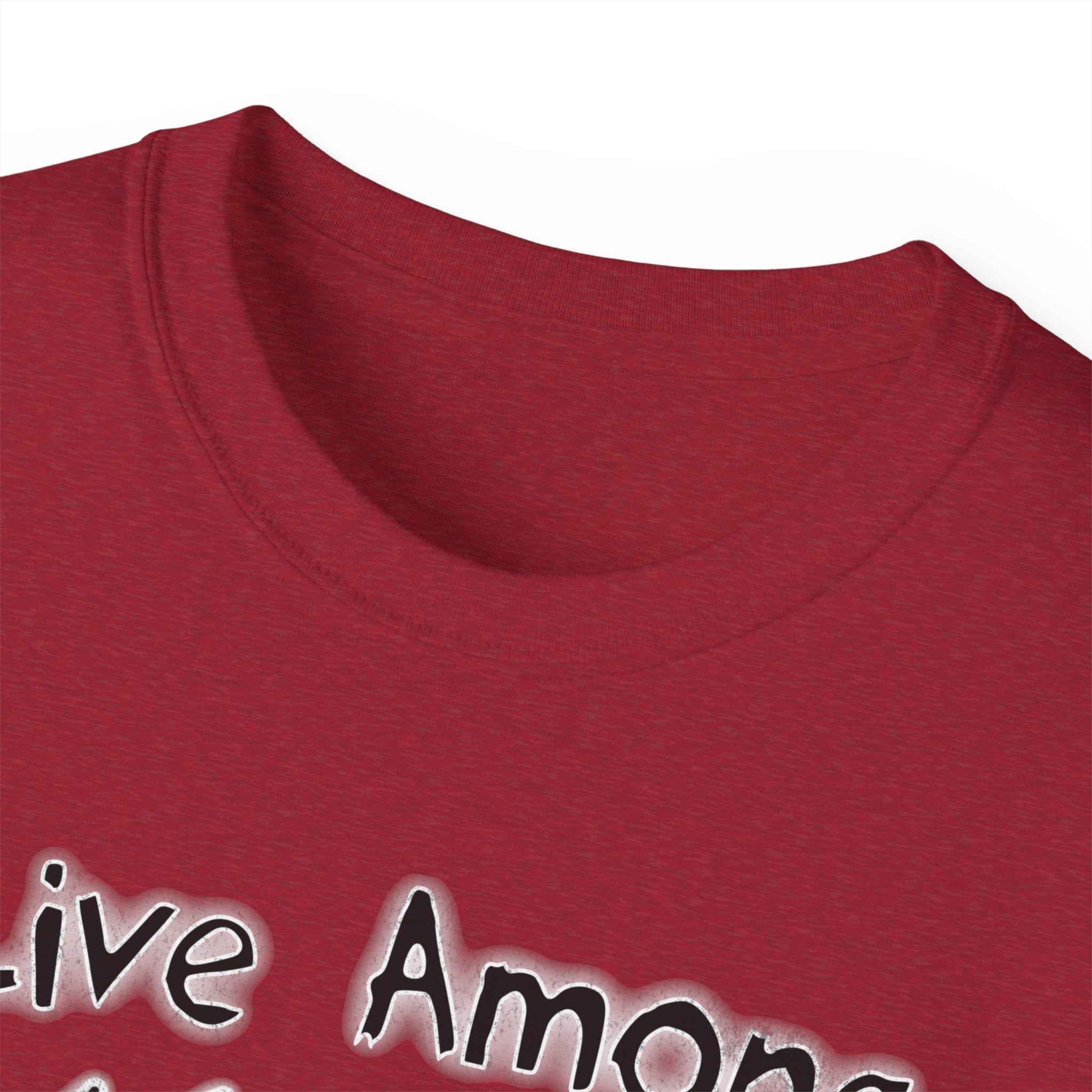 Live Among Demons - Unisex Cotton Tee (Front)