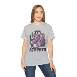 City Streets - Unisex Cotton Tee (Front)