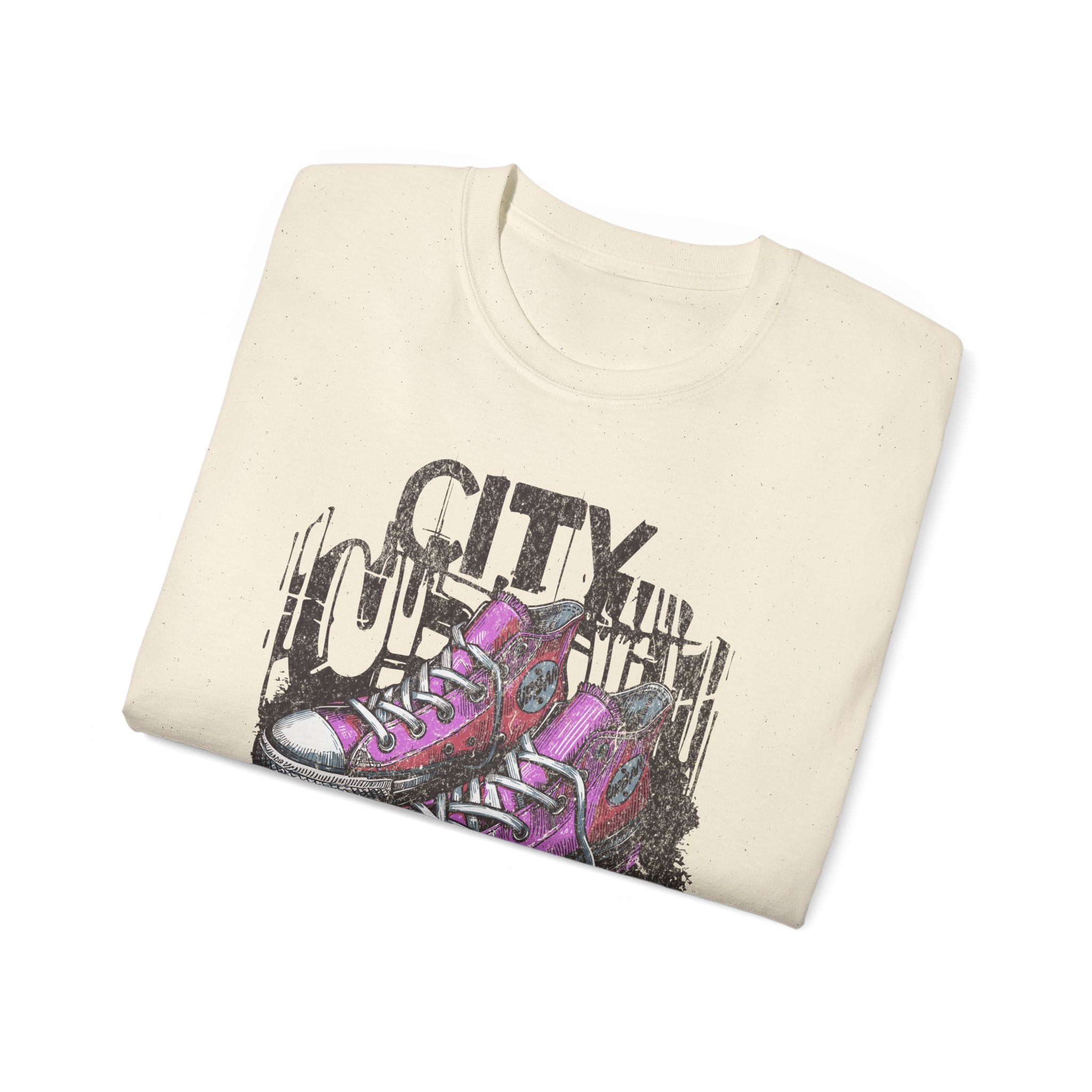 City Streets - Unisex Cotton Tee (Front)