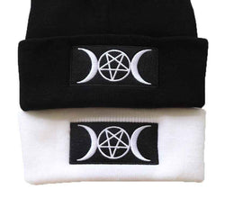 Pentagram & Moons Beanie