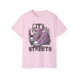 City Streets - Unisex Cotton Tee (Front)