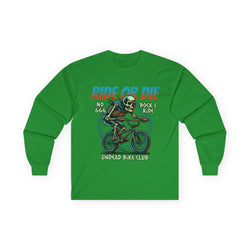 Ride Or Die - Unisex Cotton Long Sleeve Tee (Front)