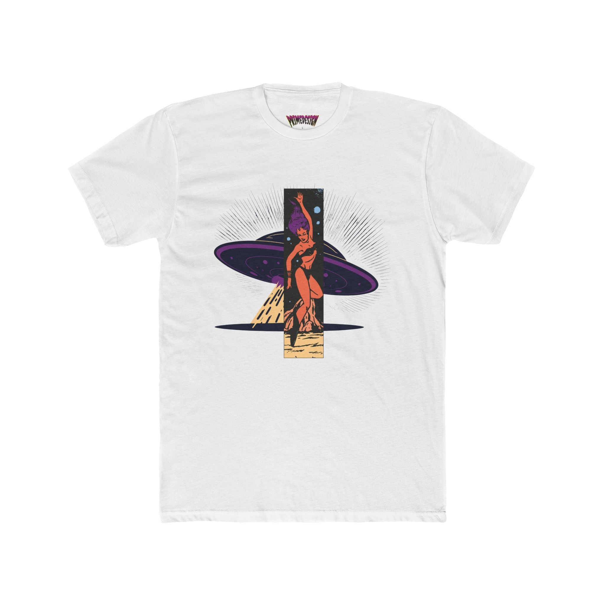 Space Warrior - Unisex Cotton Tee (Front)