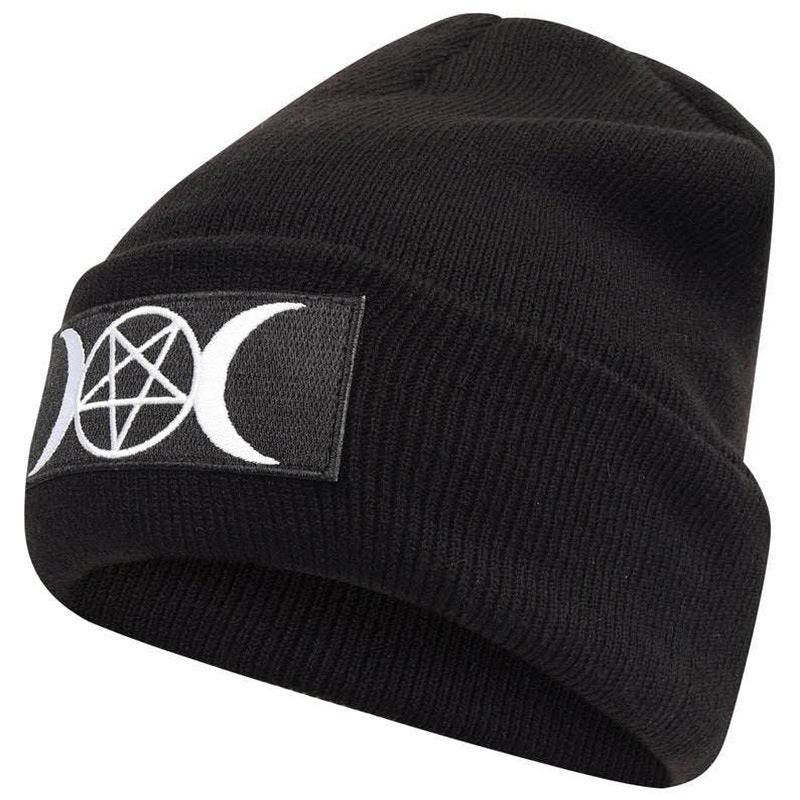 Pentagram & Moons Beanie