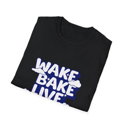 Wake Bake Live Repeat - Unisex T-Shirt (Front)