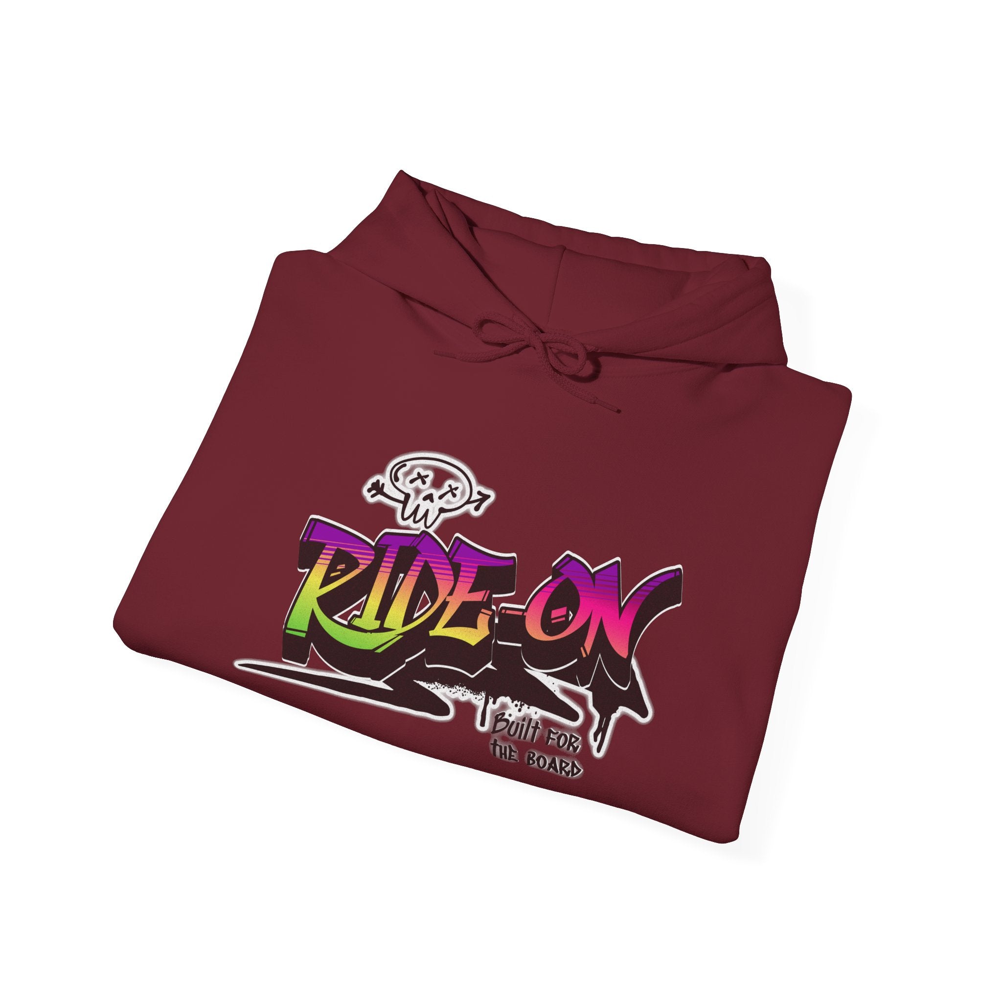 Ride-On - Unisex Heavy Blend™ Hooded Sweatshirt (Front)