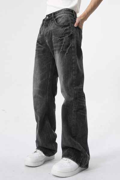 Lightning Burst Bootcut Jeans