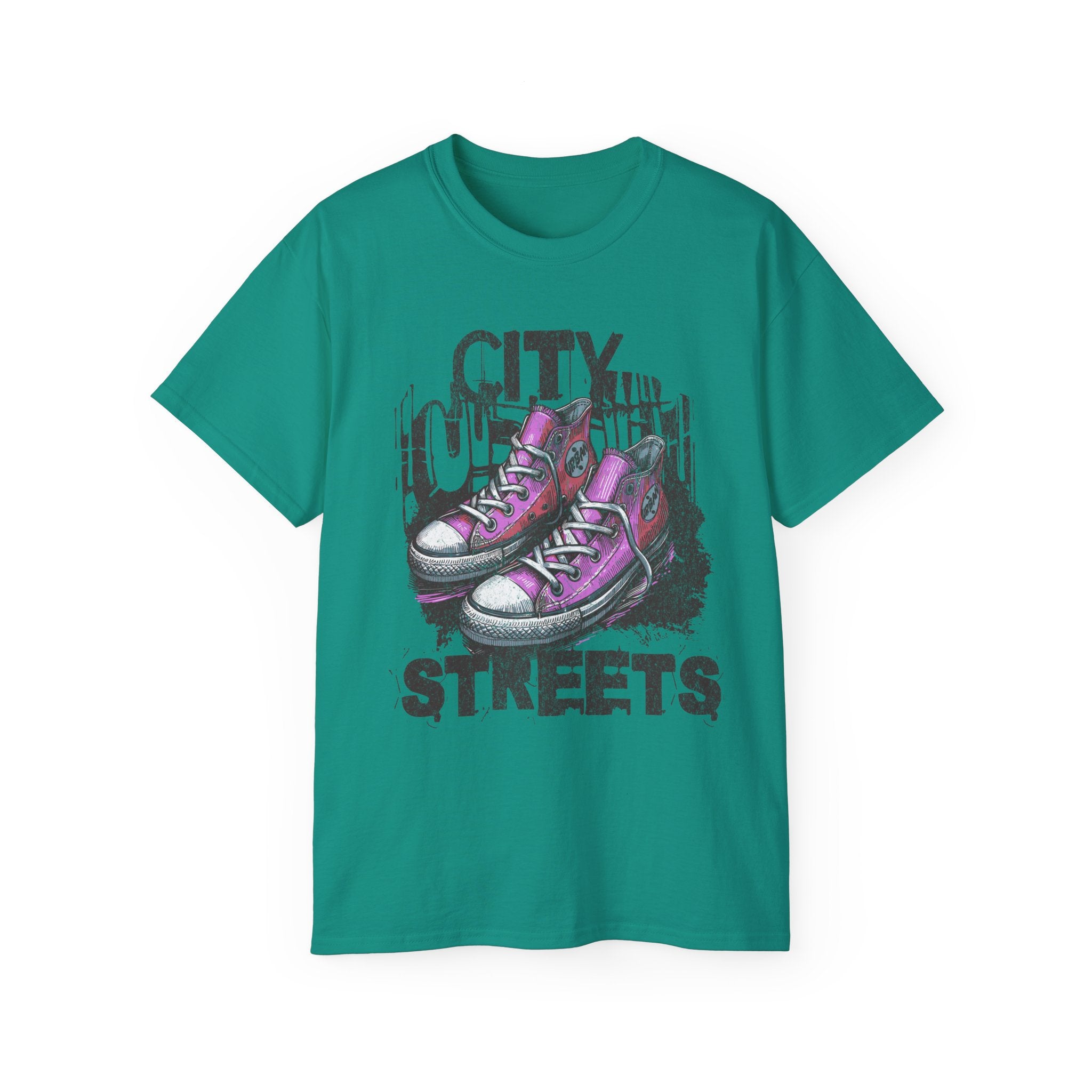 City Streets - Unisex Cotton Tee (Front)