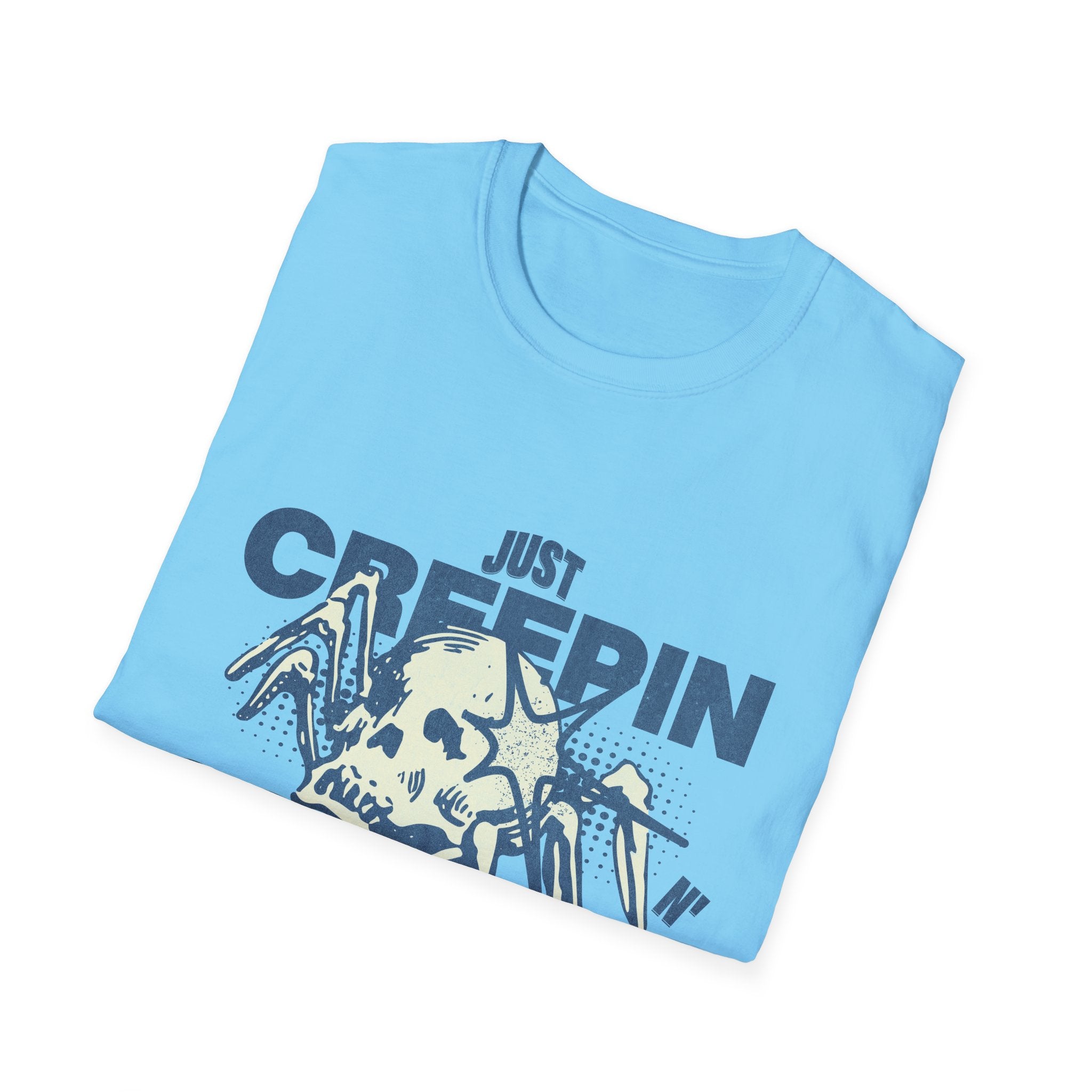 Just Creepin N Crawlin - Unisex Softstyle T-Shirt (Front)