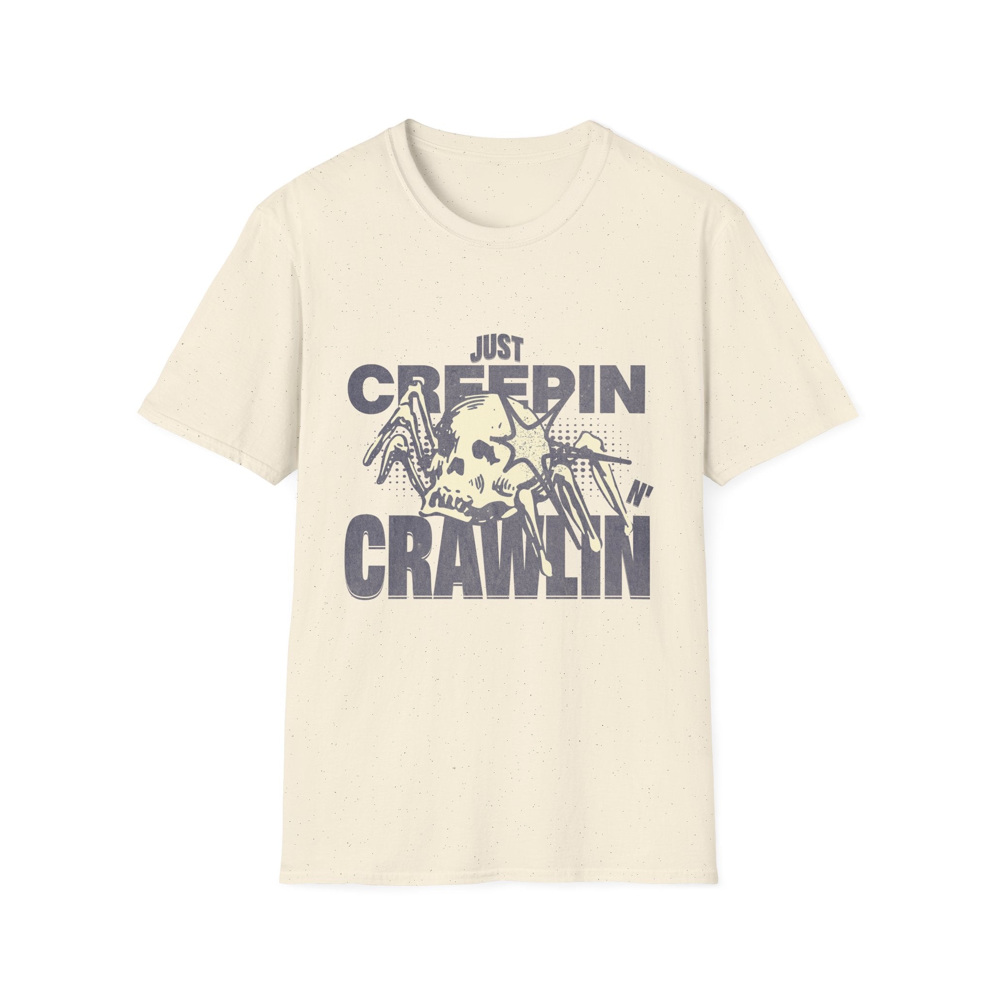 Just Creepin N Crawlin - Unisex Softstyle T-Shirt (Front)