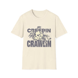 Just Creepin N Crawlin - Unisex Softstyle T-Shirt (Front)