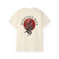 Beauties Bite - Unisex Cotton Tee (Back)