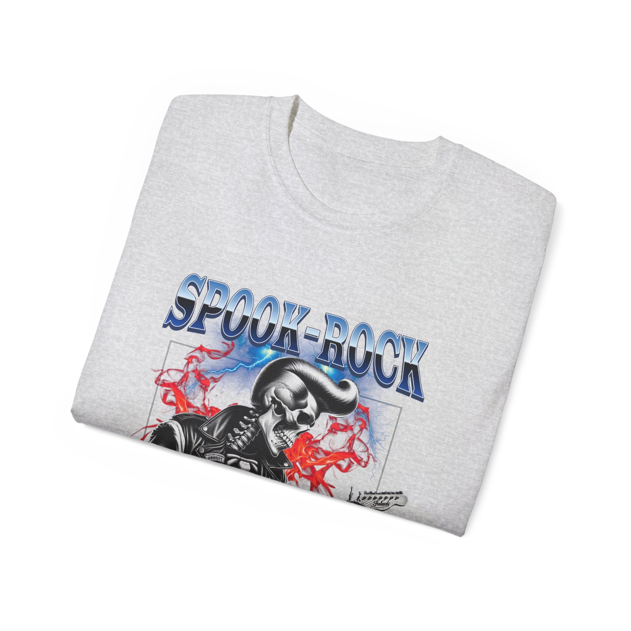 Spook-Rock - Unisex Cotton Tee (Front)