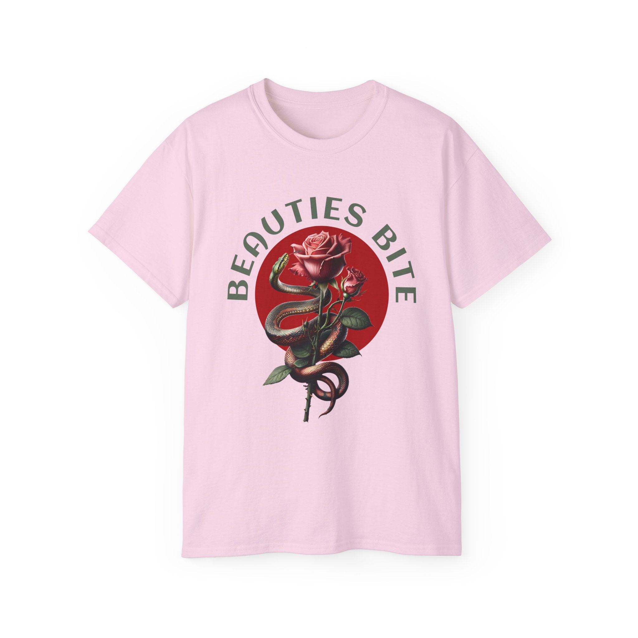 Beauties Bite - Unisex Cotton Tee (Front)