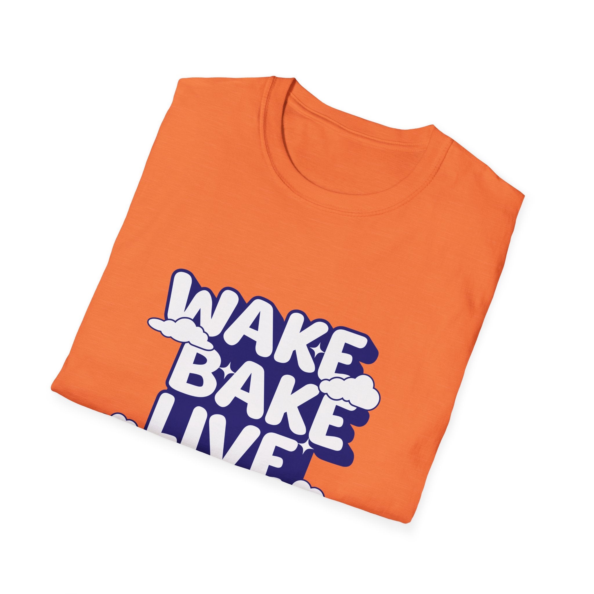 Wake Bake Live Repeat - Unisex T-Shirt (Front)