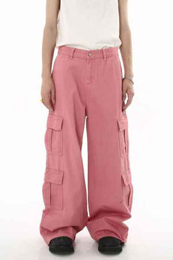 Wide Leg Cargo Jeans