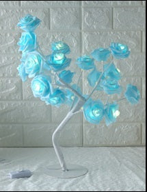 LED Rose Tree Table Lamp - Prime Zone