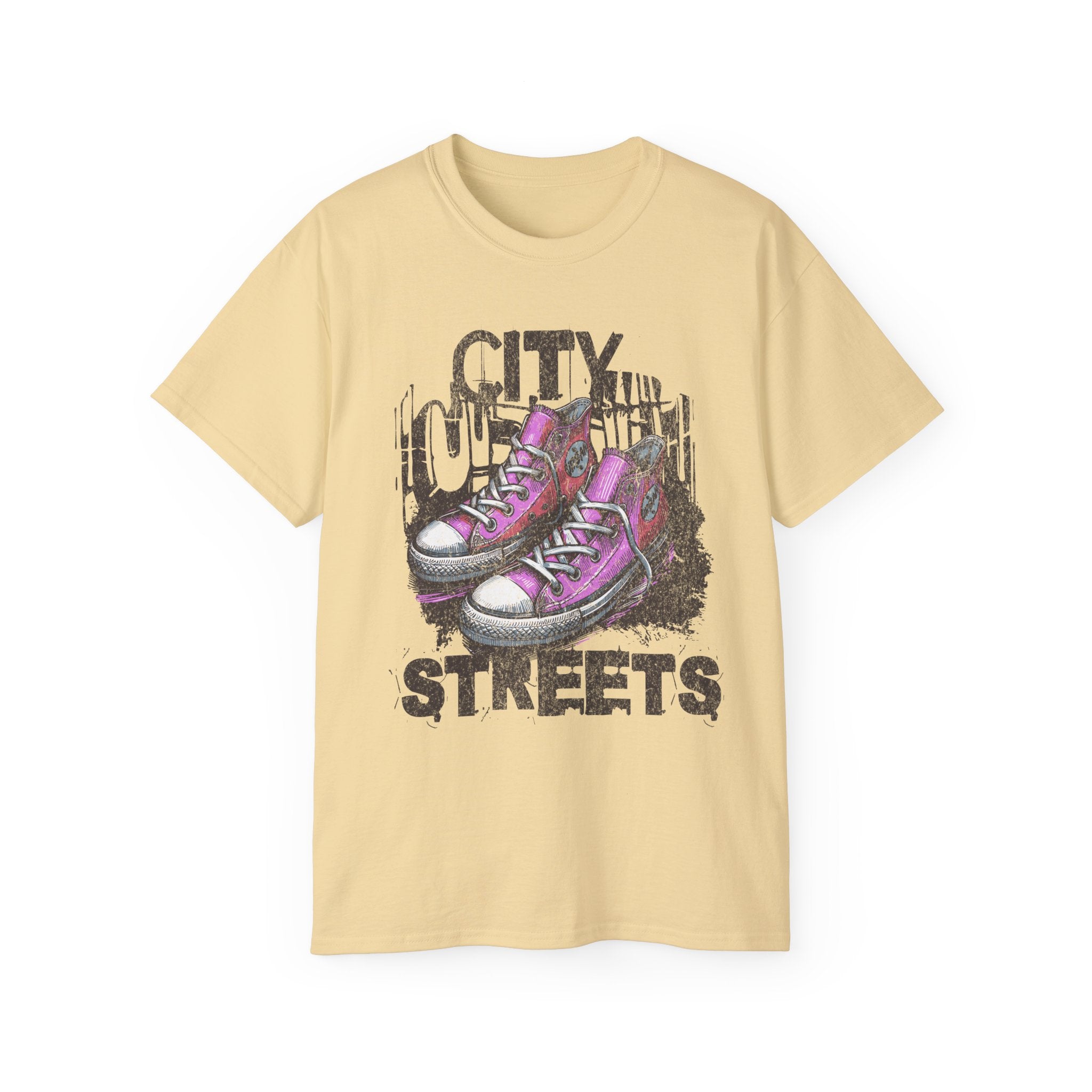 City Streets - Unisex Cotton Tee (Front)