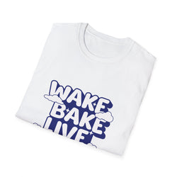 Wake Bake Live Repeat - Unisex T-Shirt (Front)