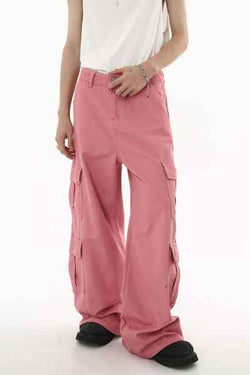 Wide Leg Cargo Jeans