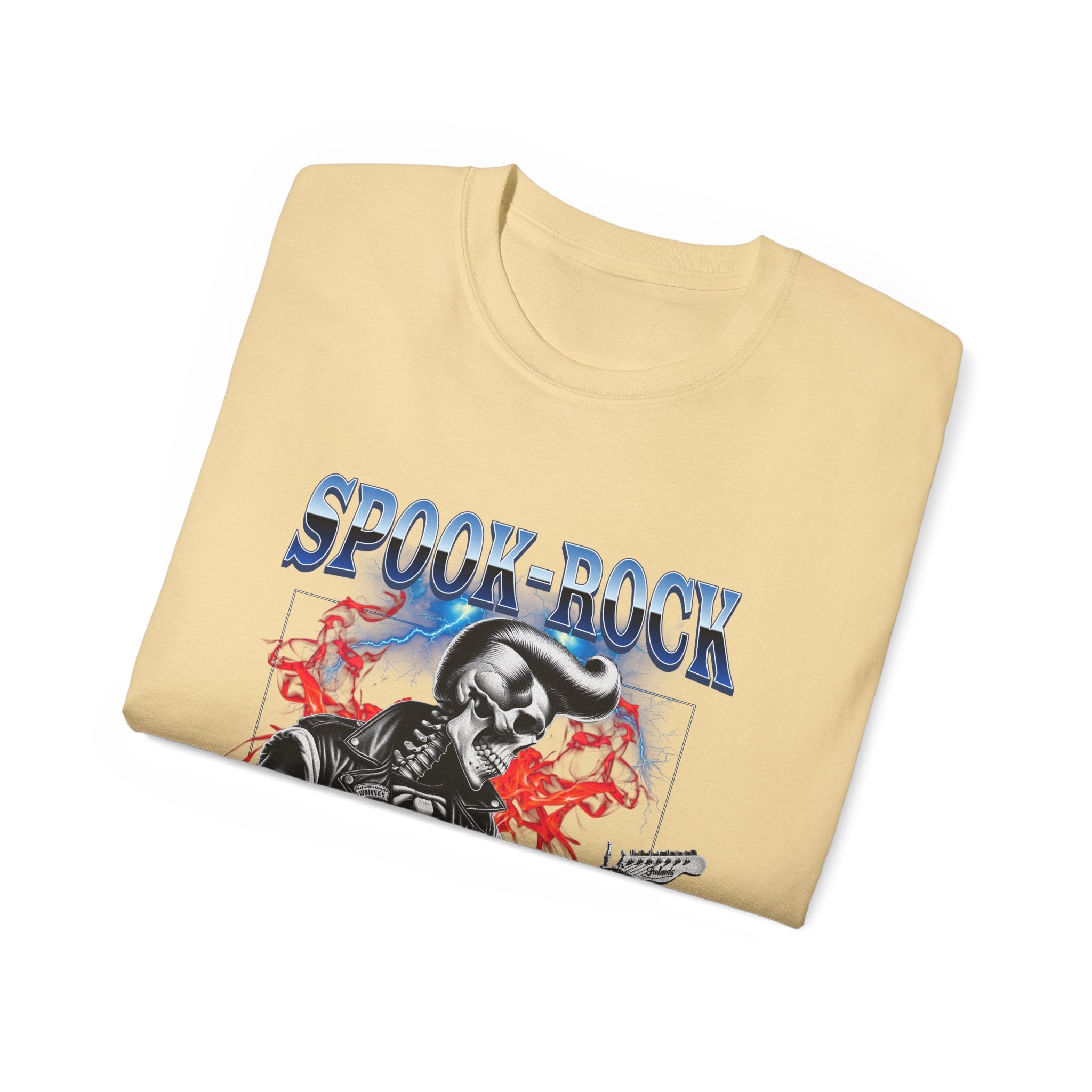 Spook-Rock - Unisex Cotton Tee (Front)