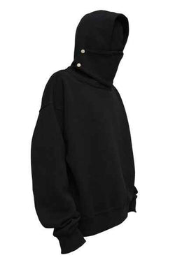 Men's Long Sleeve Hoodie with Mask