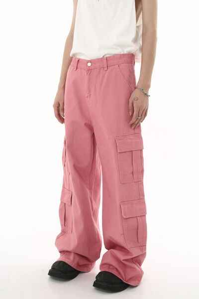 Wide Leg Cargo Jeans