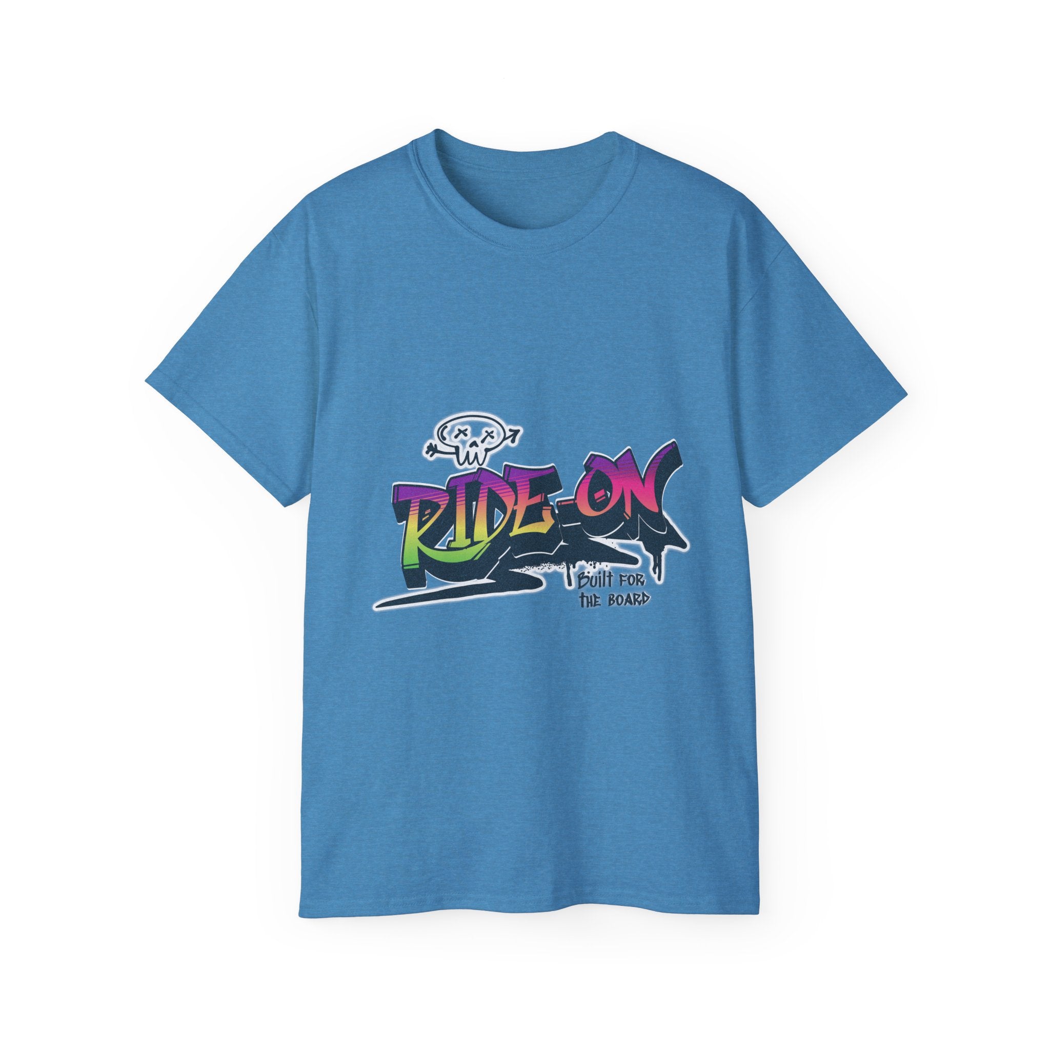 Ride-On - Unisex Cotton Tee (Front)