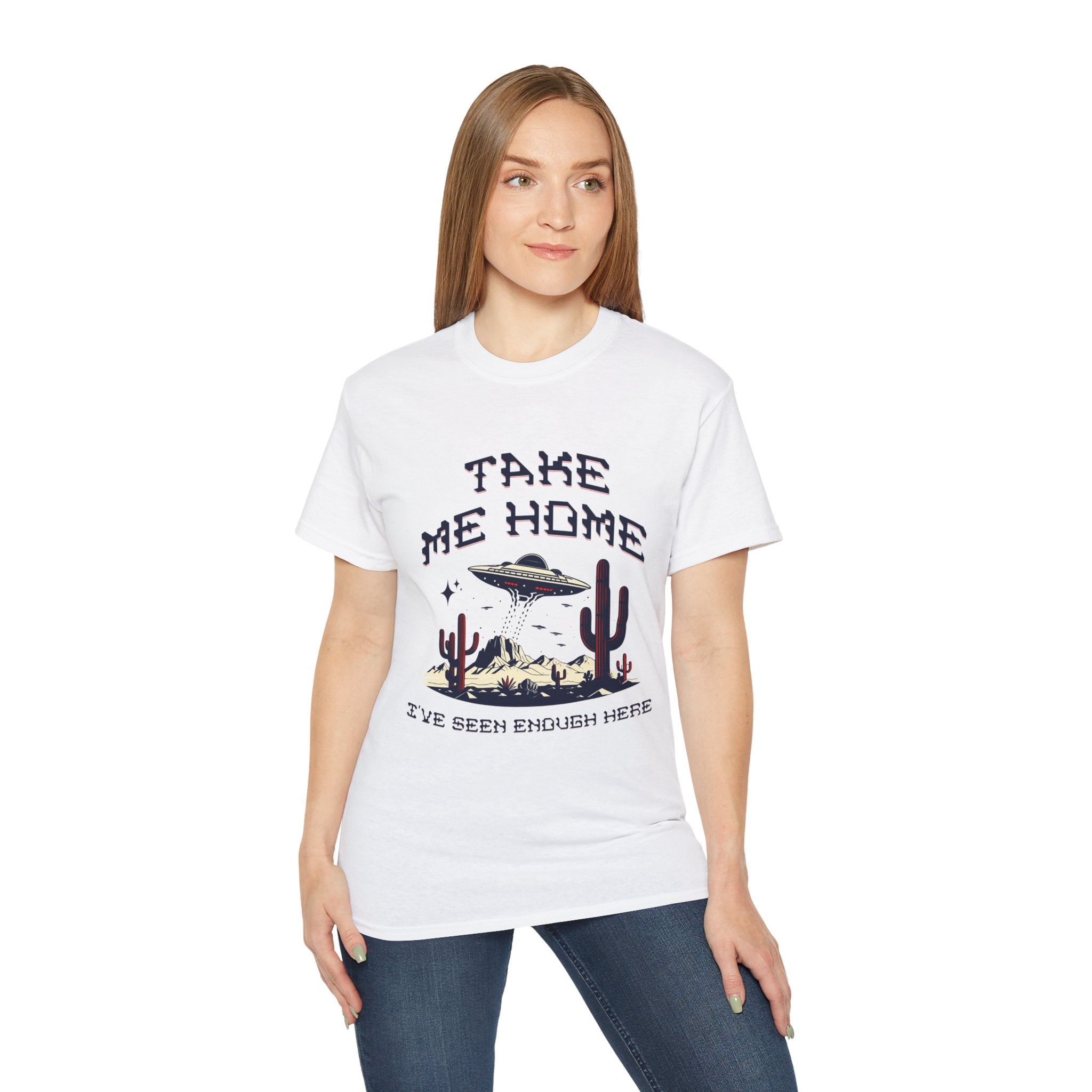 Take Me Home - Unisex Cotton Tee (Front)