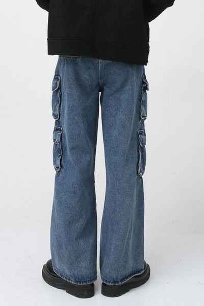 Jeans with Cargo Pockets