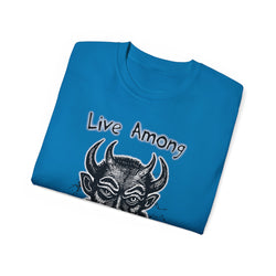 Live Among Demons - Unisex Cotton Tee (Front)